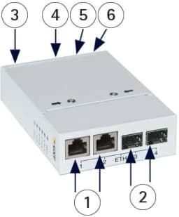 AXIS Q6042-S from Axis Communications - dimension diagram showing mounting measurements (view 6)