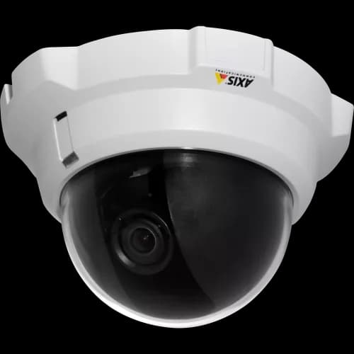 IP Camera AXIS P3301 has superior image quality and ONVIF support. The camera is viewed from it´s left. from AXIS COMMUNICATIONS