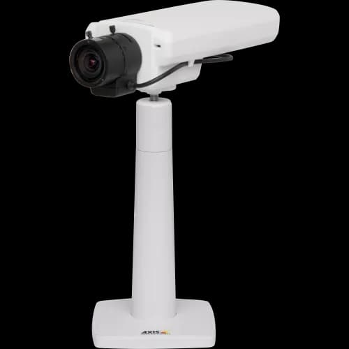 IP Camera AXIS P1353 has lightfinder technology and multiple H.264 streams. The camera is viewed from it´s left. from AXIS COMMUNICATIONS