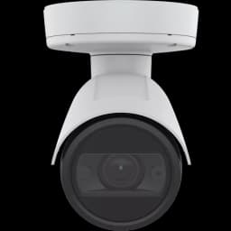 AXIS P1445-LE from AXIS COMMUNICATIONS - IP Camera, with Zipstream functionality, viewed from its front.