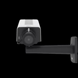 AXIS P1378 from AXIS COMMUNICATIONS - IP Camera has Electronic image stabilization. The camera is viewed from its front.