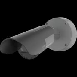 Dark gray AXIS Q1800-LE License Plate Camera viewed from its left angle from AXIS COMMUNICATIONS