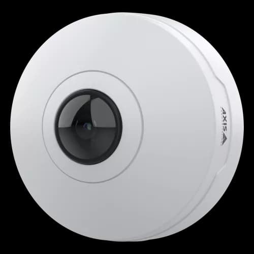 White AXIS M4328-P Panoramic Camera, viewed from the left. from AXIS COMMUNICATIONS