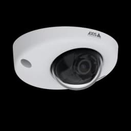 AXIS P3925-R from AXIS COMMUNICATIONS - robust, vandal-resistant IP camera with Lightfinder. Viewed from its right angle.