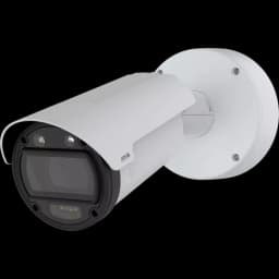 AXIS Q1808-LE from AXIS COMMUNICATIONS - outdoor bullet security camera with rugged housing and infrared lens.