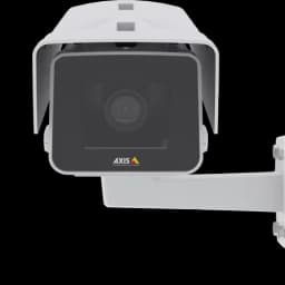 AXIS P1375-E from AXIS COMMUNICATIONS - IP Camera mounted on wall from front
